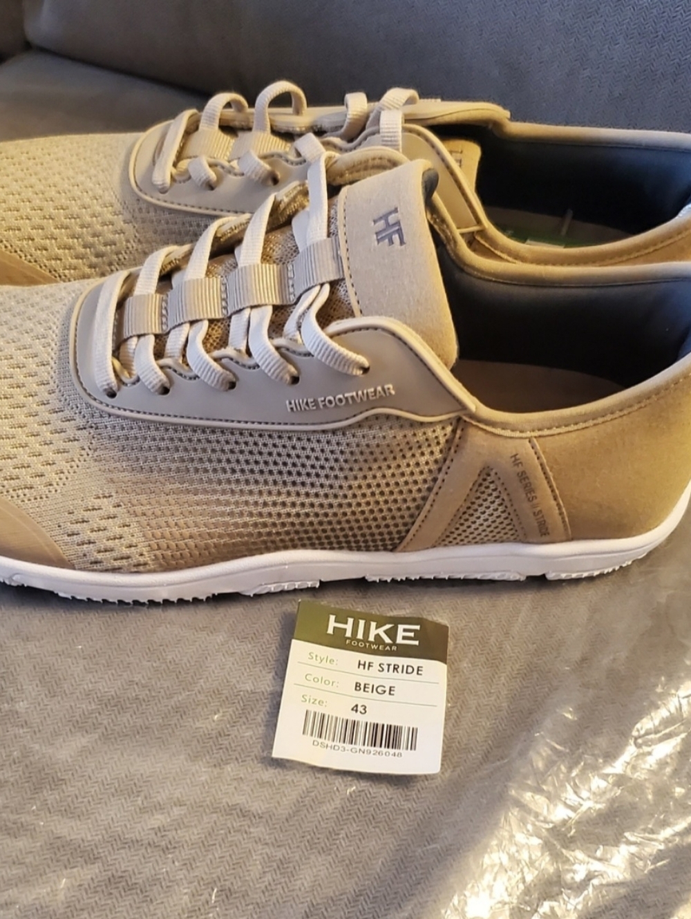 HF Stride Men’s Beige Athletic Sneakers EU43